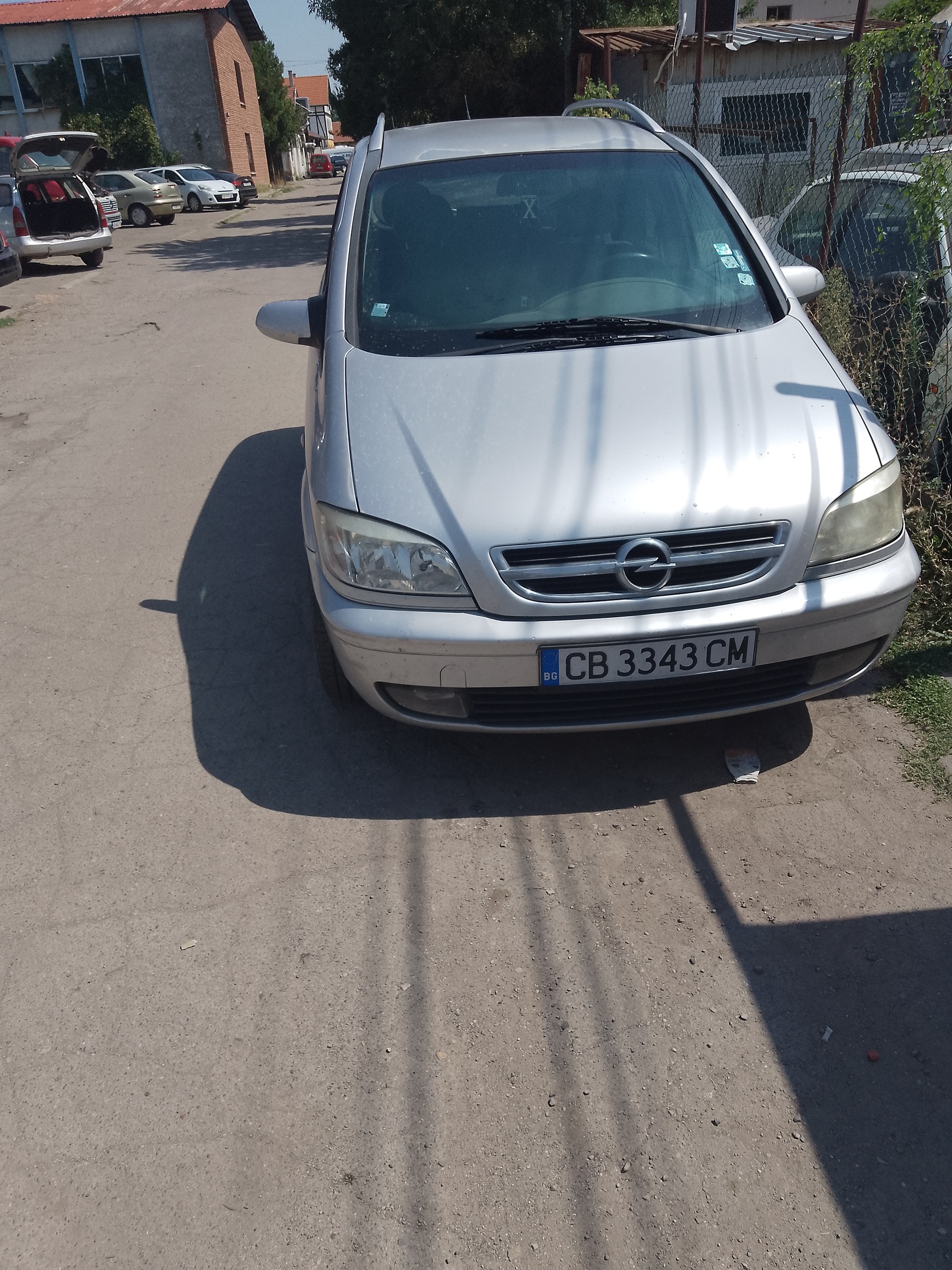 Продавам Opel zafira A 2004 CNG 1.6 на части